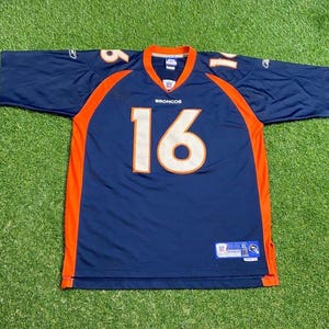 Vintage Denver Broncos Jake Plummer #16 Jersey Reebok Size Xtra Large XL NFL Football Colorado 00s