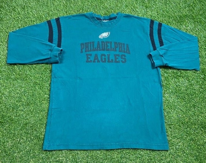 Vintage Philadelphia Eagles Long Sleeve Shirt Size Xtra Large XL NFL Football NFC Pennsylvania 1990s 90s