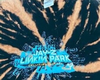 Vintage Linkin Park Jay Z Collison Course T Shirt Hip Hop Rap Rock