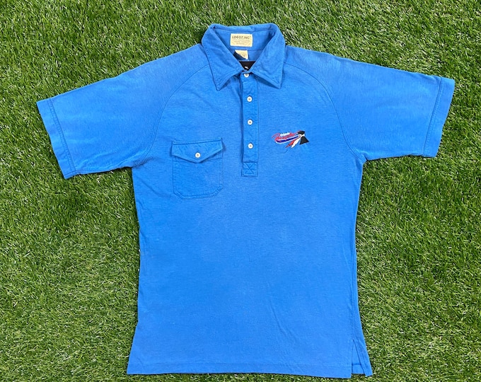 Vintage Orlando Renegades Polo Shirt Logo 7 Inc Size Medium United States Football League USFL NFL Buccaneers 1980s 80s Florida Tom Brady M