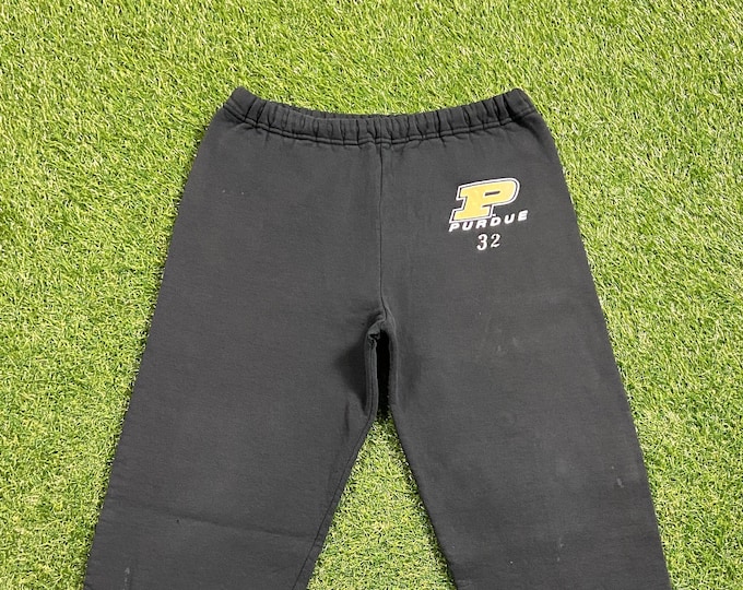 Vintage Purdue University Boilermakers Sweat Pants Size Small S NCAA College Basketball Indiana 1990s 90s