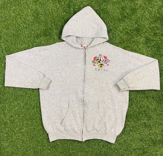 Vintage Epcot Center Hoodie Zip up 