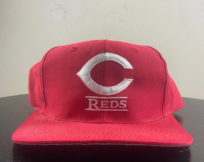 Vintage Cincinnati Reds Snapback Hat Clark Sportswear OSFA MLB Baseball Ken Griffey JR Ohio Cleveland 1990s 90s