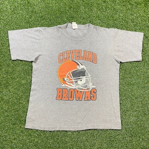 Vintage Cleveland Browns T Shirt Tee Size Xtra Large XL Joe Burrow Ohio NFL Football 1990s 90s Helmet Graphic