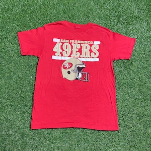Vintage San Francisco 49ers T Shirt Tee Size Small S NFL Football Montana California 1990s 90s