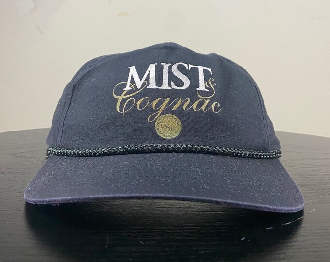 Vintage Mist Cognac Snapback Hat OSFA Drink Alcohol Party Night Life Classic Liquor Brandy Hennessey 1980s 80s
