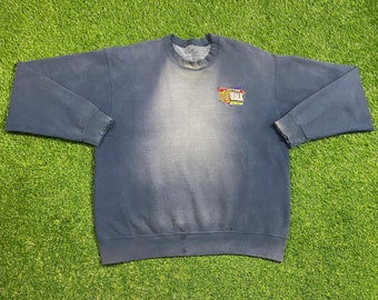 Vintage Universal Studios City Walk Crewneck Sweatshirt Size XXL 2XL Islands of Adventure Florida Rare Orlando FL Amusement Park 1990s 90s