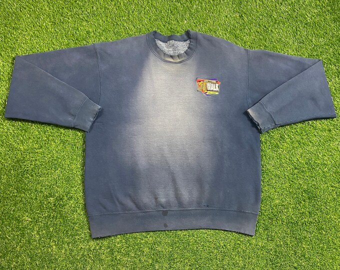 Vintage Universal Studios City Walk Crewneck Sweatshirt Size XXL 2XL Islands of Adventure Florida Rare Orlando FL Amusement Park 1990s 90s
