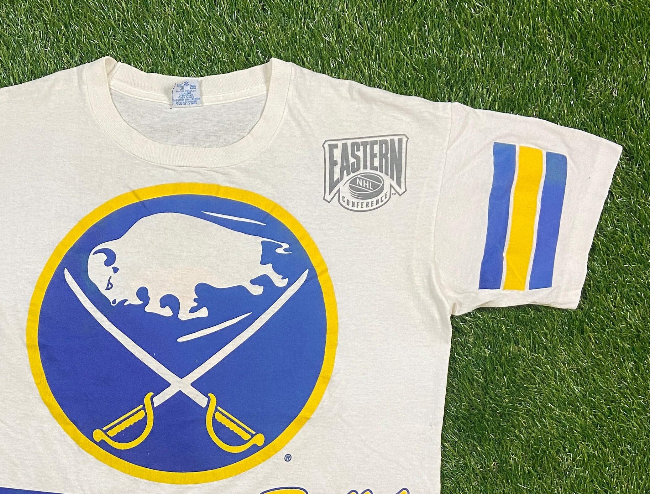 Vintage Buffalo Sabres T Shirt Tee Salem Sportswear Made USA