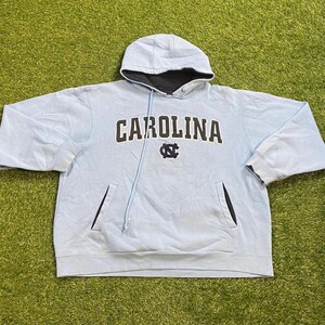 Vintage UNC University of North Carolina Tar Heels Hoodie Sweatshirt Champs Size Xtra Large XL NCAA College Basketball Air Jordan Pull Over