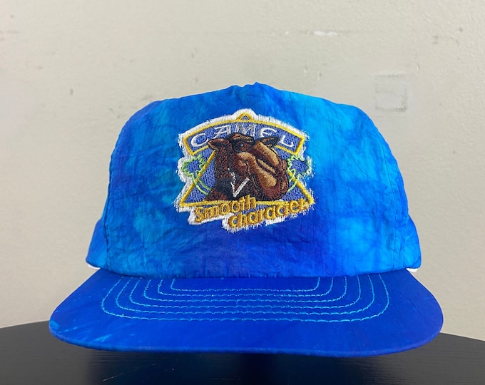 Vintage Camel Snapback Hat Cap OSFA Smoking Cigarettes Classic Cigars 1990s 90s