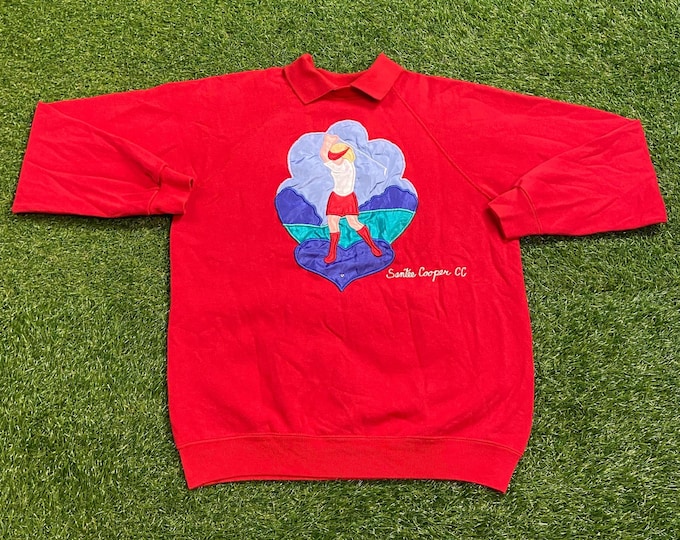 Vintage Golf  Sweatshirt Made USA Size Large L US Open Masters Tiger Woods The Masters Pull Over Oversized 1990s 90s