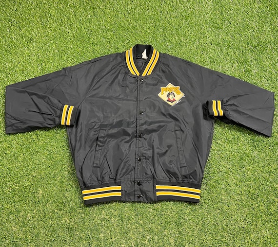 Vintage Pittsburgh Pirates MLB Black Jeff Hamilton Jacket