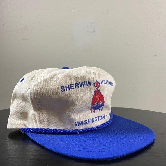 Vintage Sherwin Williams Snapback Hat Nissun Cap OSFA… Gem