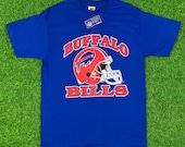 Vintage Buffalo Bills Trench Brand New Old Stock Tee Shirt