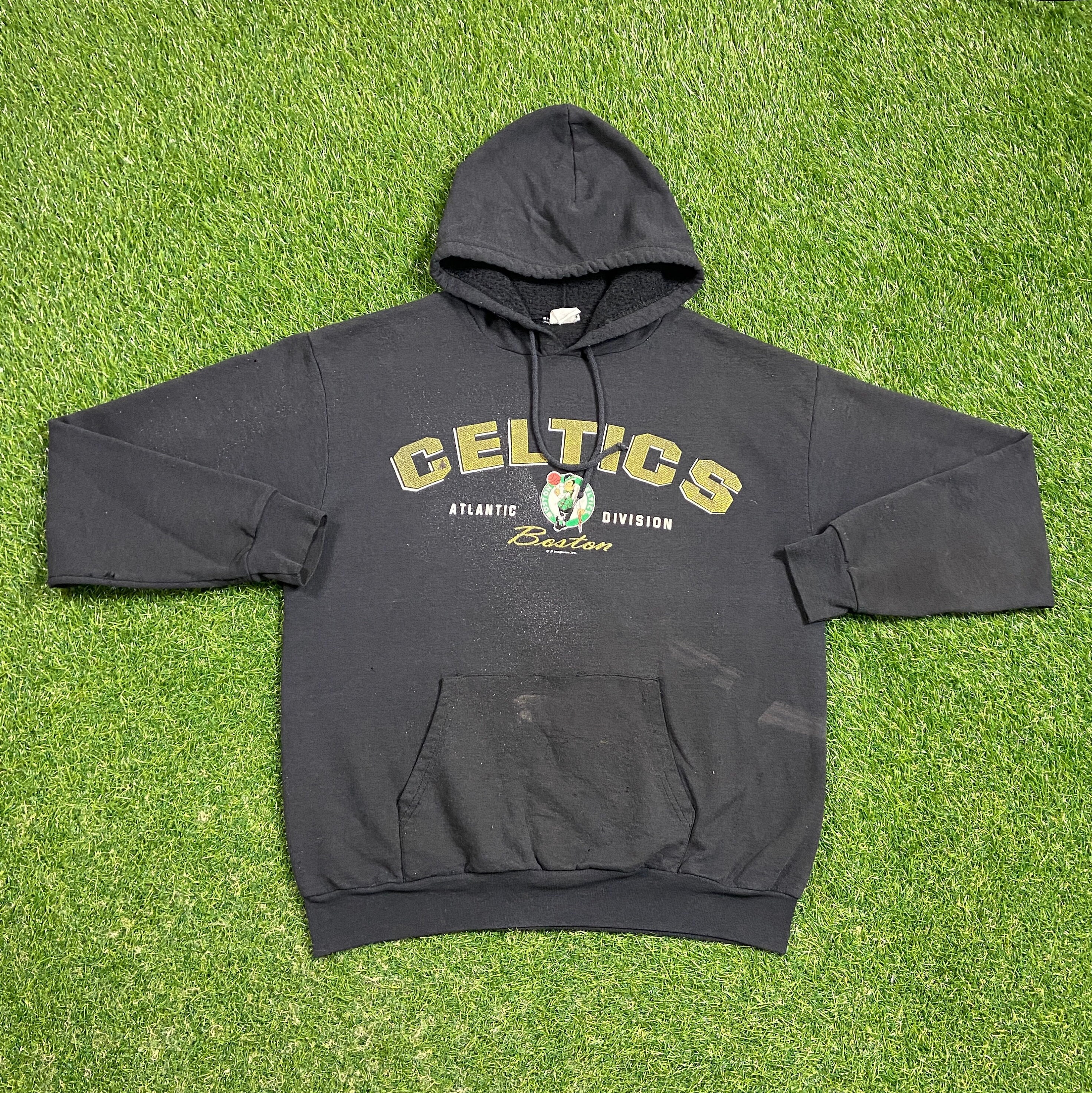 NBA Colour Block Boston Celtics Oversized Hoodie D02_833