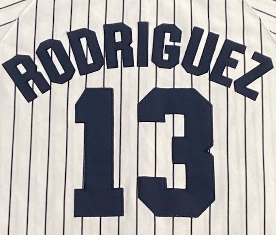 Vintage New York Yankees Alex Rodriguez Jersey Russell Athletic