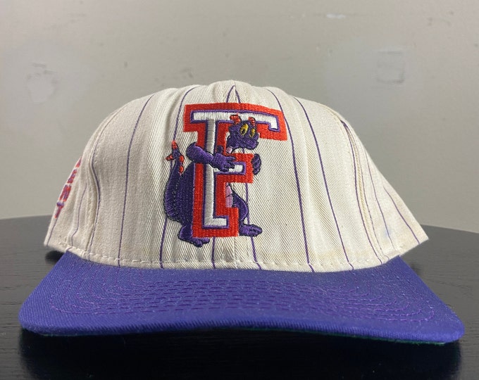 Vintage Figment the Purple Dragon Snapback Hat Made USA OSFA Walt Disney World Magic Kingdom Disneyland Mickey Mouse Classic Rare 1990s 90s