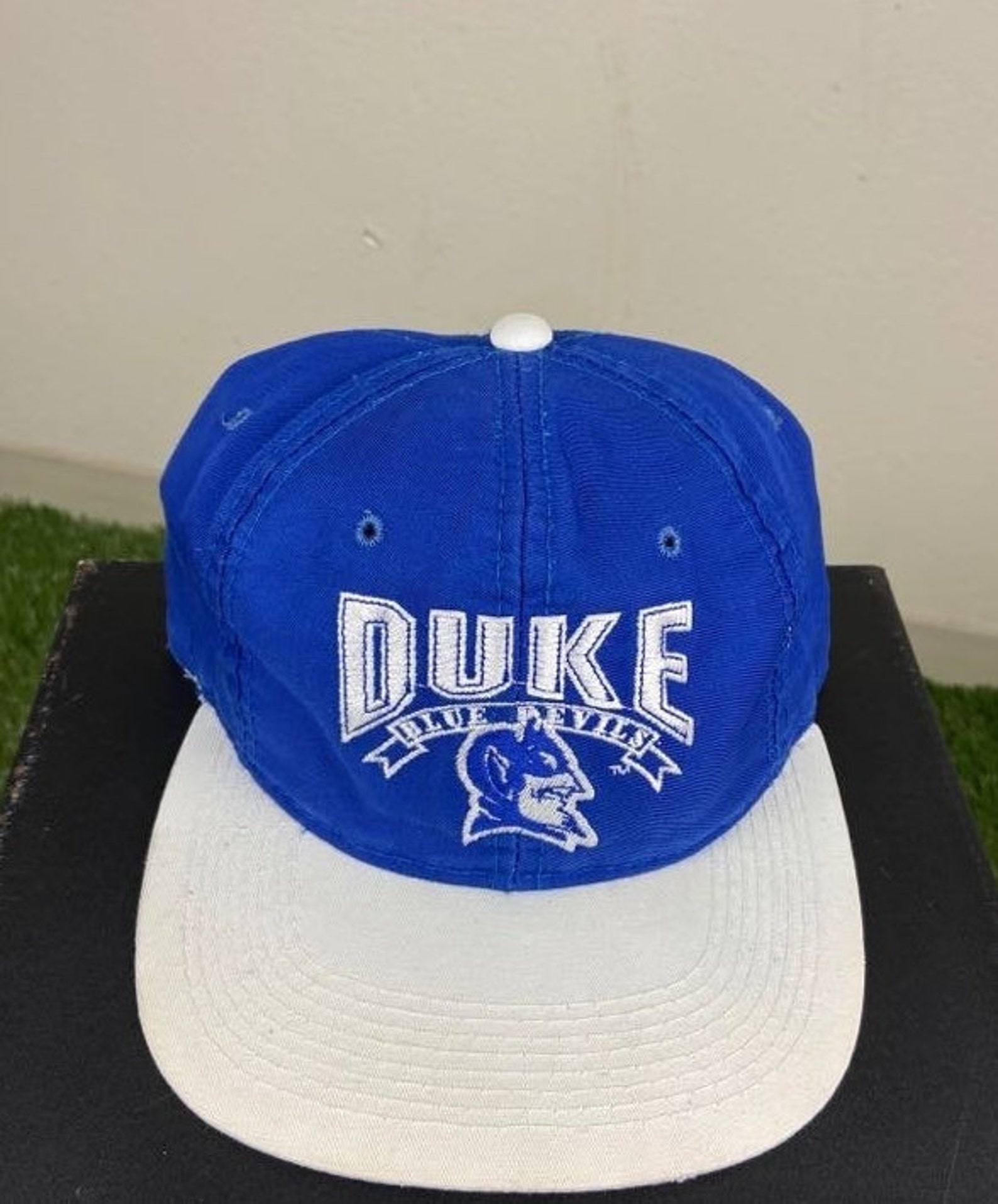 Vintage University of Duke Blue Devils Snapback Hat OSFA The Etsy