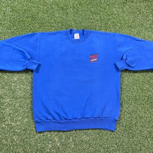 Vintage Wild West Casino Crewneck Sudadera Jerzees Tamaño grande L Atlantic City Nueva Jersey Casino Hotel Resort 1990s 90s Pull Over Oversized