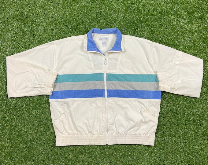 Vintage Disney's ResortWear Windbreaker Jacket Size Xtra Large XL Walt Disney World Magic Kingdom Light Rain Coat 1990s 90s