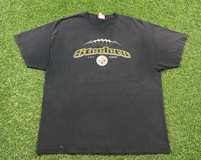 Vintage Pittsburgh Steelers T Shirt Tee Size XXL 2XL NFL Football Pennsylvania 1990s 90s