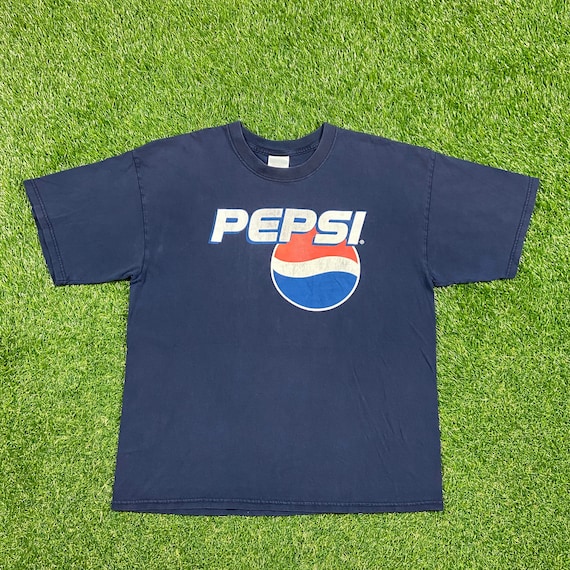 Vintage Pepsi T Shirt Tee Gildan Size Xtra Large XL Classic Cola Soda Pop 1990s 90s Etsy