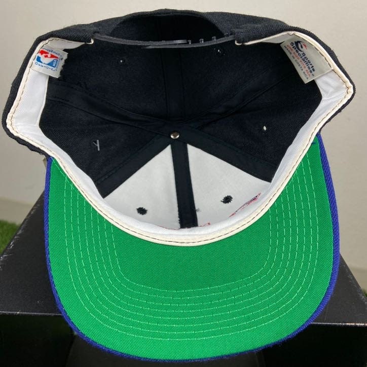 NWOT Vintage DETROIT PISTONS Old Logo Adjustable Snapback Hat Sm/Med By GCC