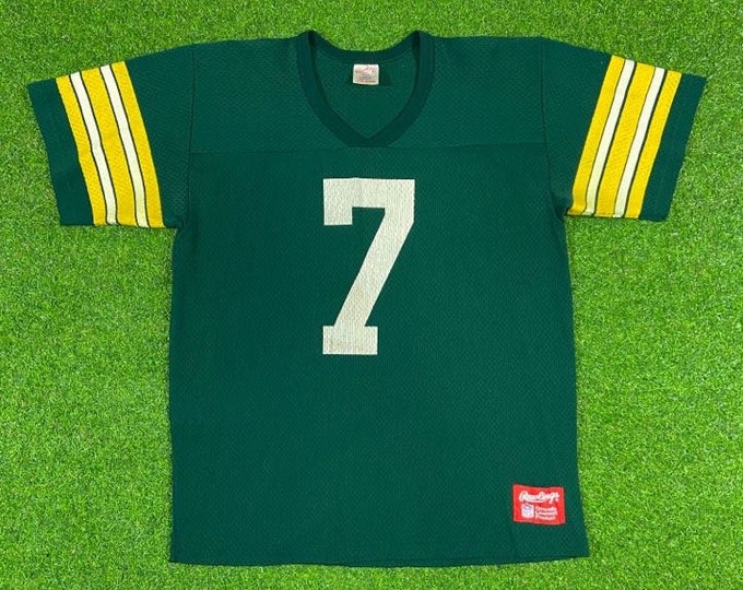 Vintage Green Bay Packers Don Majkowski 7 Jersey Rawlings Made USA Size Large L NFL Football 1980s 80s Wisconsin Cheese Heads