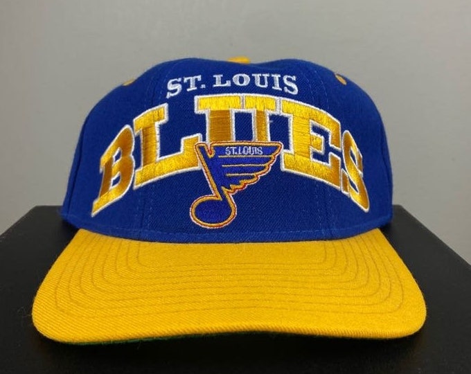 Vintage St Louis Blues Snapback Hat Starter NHL Hockey Missouri Central Division Original Classic 1990s 90s