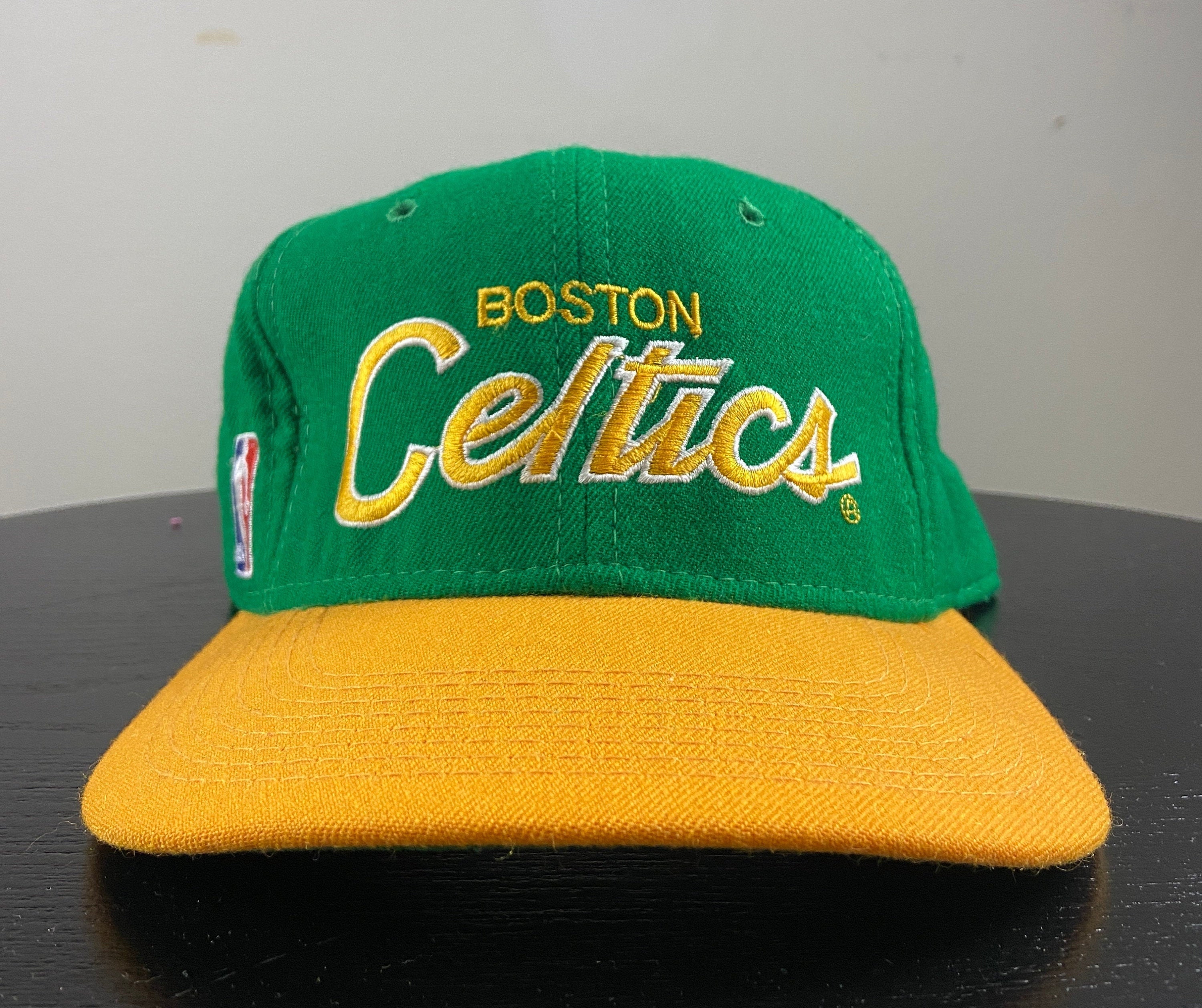 Vintage Boston Celtics NBA green knit Winter Hat Beanie Cap