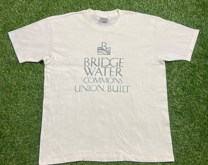 Vintage Bridgewater Commons T Shirt Tee Made USA Size Xtra Large XL Mall Jersey Shore Boardwalk Beach New Jersey NJ 1980s 80s