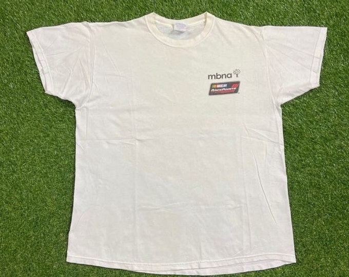Vintage NASCAR Race Points T Shirt Tee Hanes Size Xtra Large XL Daytona 500 Racing Earnhardt Car Classic 1990s 90s Rare