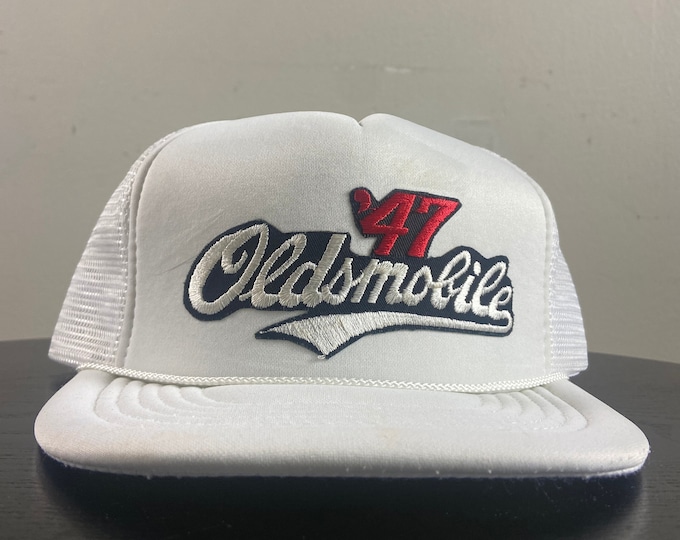 Vintage Oldsmobile 47 Snapback Hat OSFA General Motors GM NASCAR Racing Daytona 500 1990s 90s