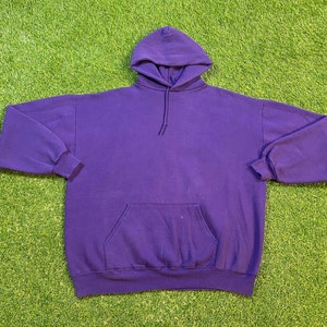 Plain Purple Hoodie - Etsy
