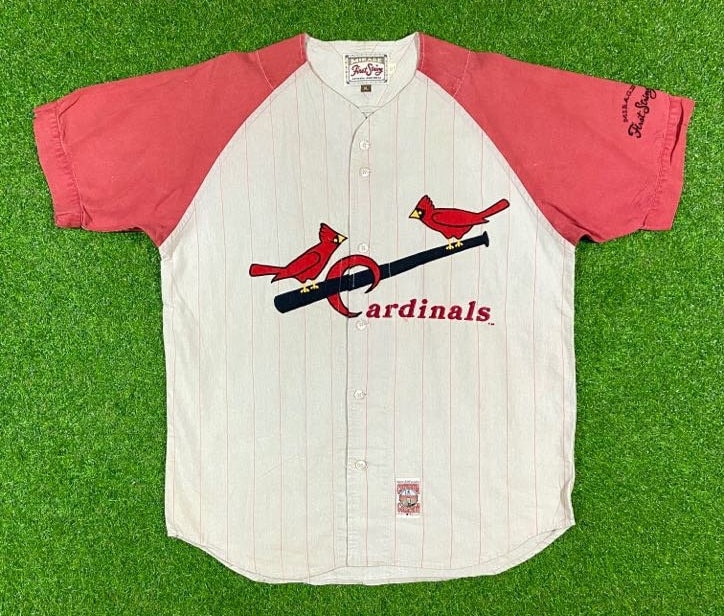 Vintage, Shirts, Vintage St Louis Cardinals Mlb Red Embroidered Logo T  Shirt Made In Usa Size Xl