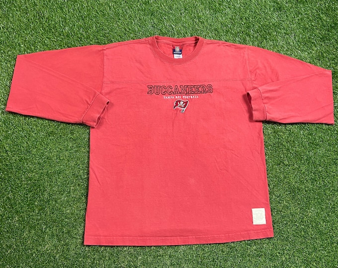Vintage Tampa Bay Buccaneers Long Sleeve Shirt Reebok Size Xtra Large XL NFL Football Super Champions Tom Brady TB12 1990s 90s