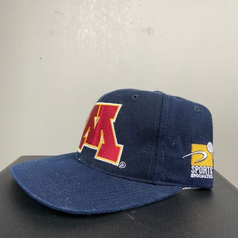 Vintage University Of Minnesota Golden Gophers Snapback Hat Sports Specialties Plain Logo Osfa 1980 S Ncaa College Football 90s 80 S Rare Hats Caps Accessories Tv69 Co Vintage University Of Minnesota Golden Gophers Snapback Hat Sports Specialties Plain Logo Osfa 1980 S Ncaa College Football 90s 80 S Rare Hats Caps Accessories Tv69 Co