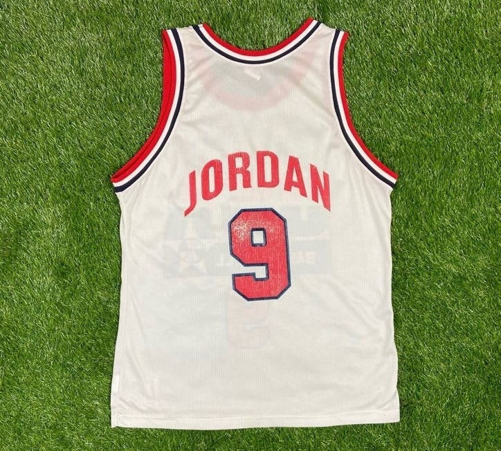 Vintage Olympic Team USA Dream Team Michael Jordan Jersey 