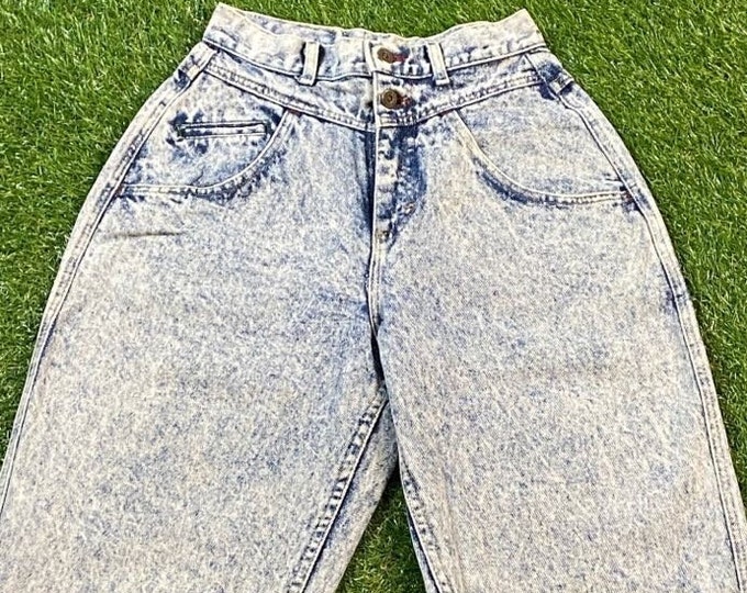 Vintage Lee Jeans Made USA Size 6 American USA Classic Blue Jean Pants Bottoms True Vtg 1980s 80s