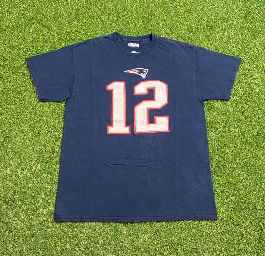 Vintage New England Patriots Tom Brady T Shirt Tee NFL Team
