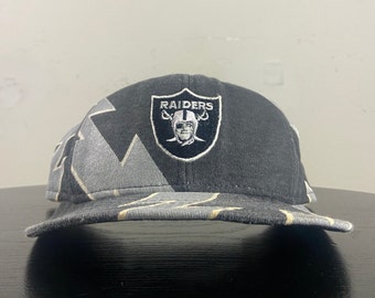 Oakland Raiders Vintage 90s Logo Athletic NFL SnapBack Hat