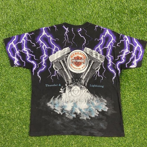 トップス Harley Davidson Thunder&Lightning XL s-l400.jpg