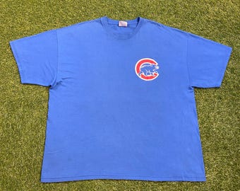 RARE Vintage 90s Chicago Cubs MLB T Shirt Xlarge Long Gone Chicago