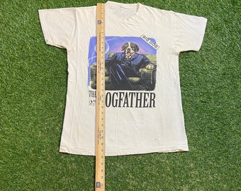 Vintage Big Dogs the Dogfather T Shirt Tee Size Small S Puppy Dog