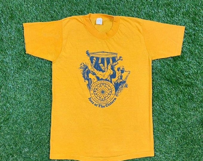 Vintage Jazz at the Cistern T Shirt Tee Sportswear II Made USA Size Medium M Charleston South Carolina
