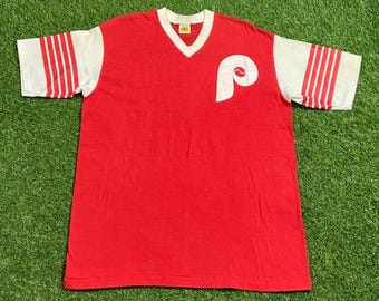 Vintage Philadelphia Phillies T Shirt Tee Made USA Size Xtra Large XL MLB Baseball Philly Pennsylvania 1990s 90s
