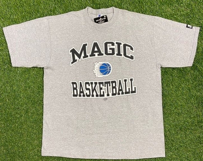 Vintage Orlando Magic T Shirt Tee Starter Made USA Size Xtra Large XL NBA Basketball Magic Basketball McGrady Shaq Penny