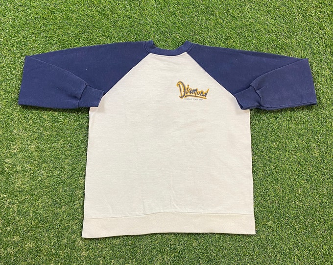 Vintage Neil Diamond World Tour 1984 Crewneck Sweatshirt Made USA Size Large L Country Pop Music Authentic Tour Shirt 1990s 90s