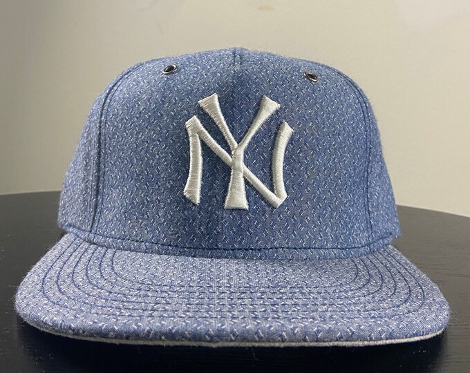 Vintage New York Yankees Strap back Hat OSFA American Needle MLB Baseball Bronx 1990s Original Classic Jeter 90s Brand New